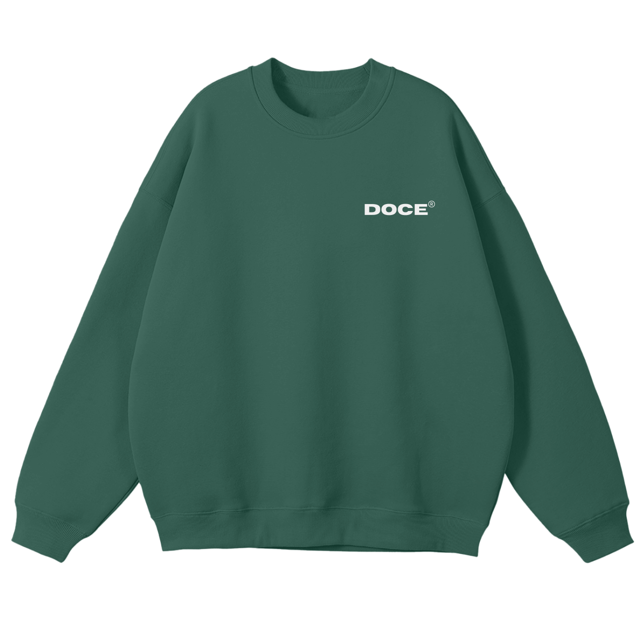 VERDE Y BLANCO SWEATSHIRT