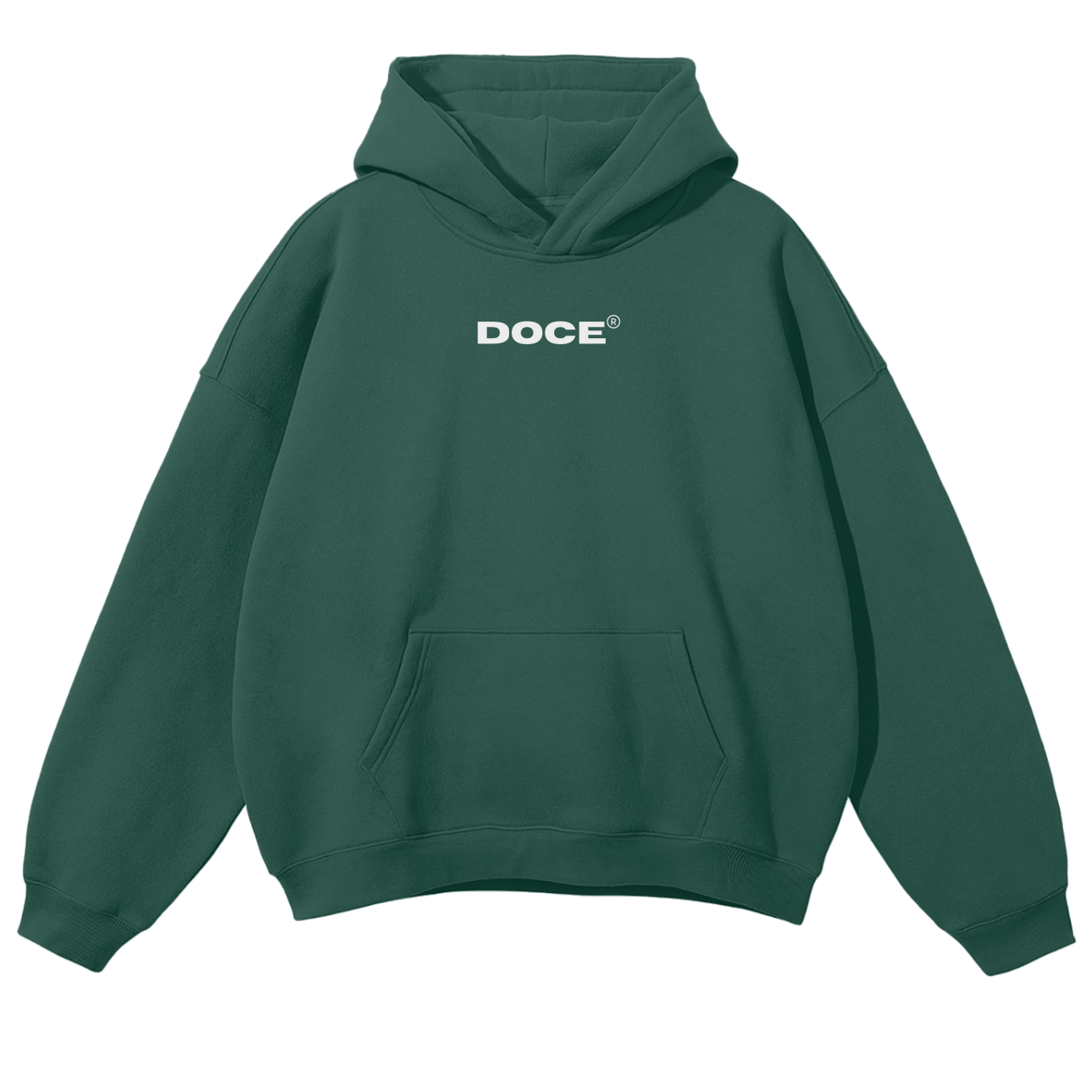 VERDE Y BLANCO HOODIE