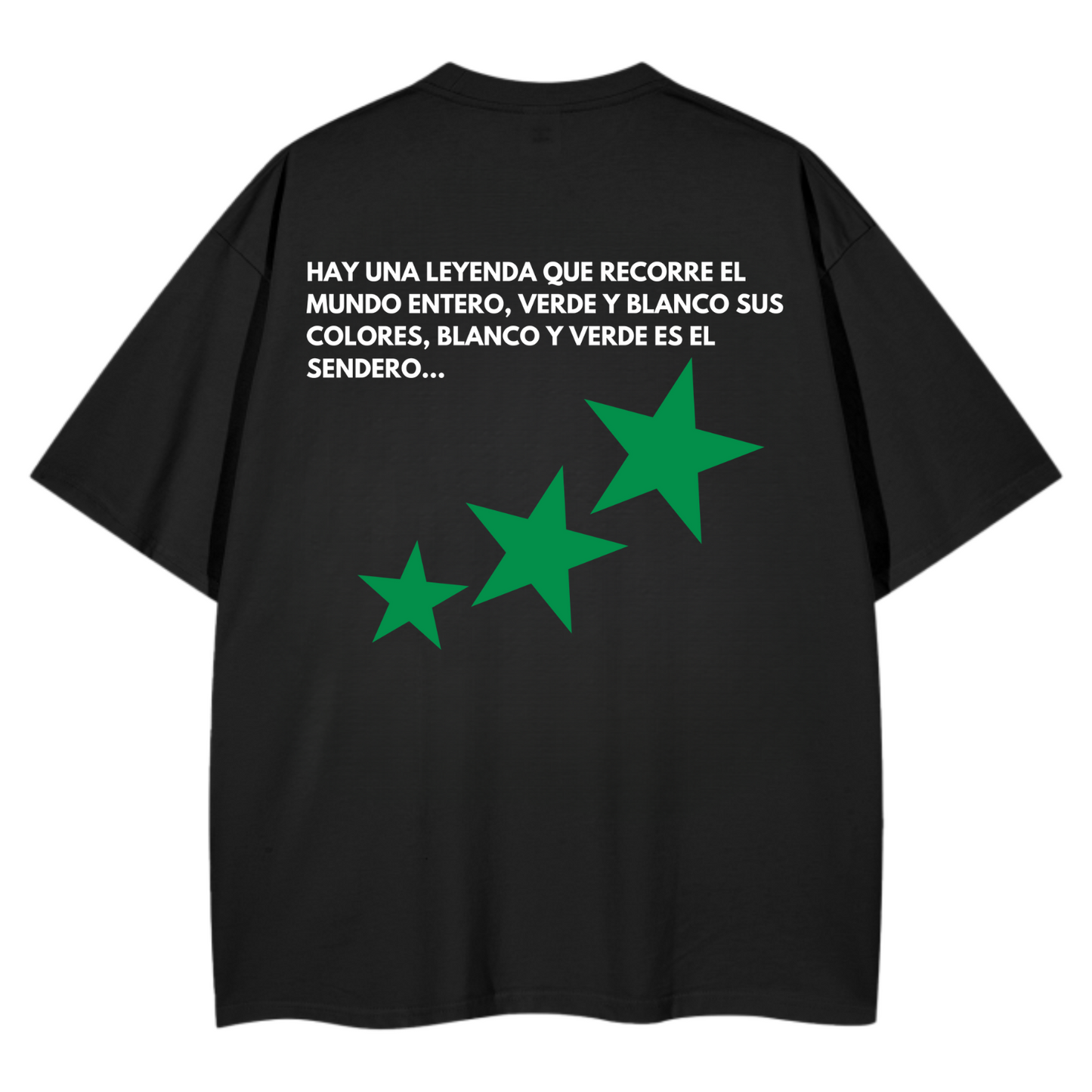 VERDE Y BLANCO T-SHIRT
