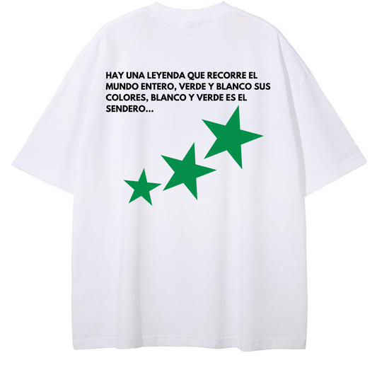 VERDE Y BLANCO T-SHIRT