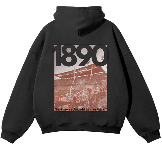 FAMILIA ROJA Y BLANCA HOODIE